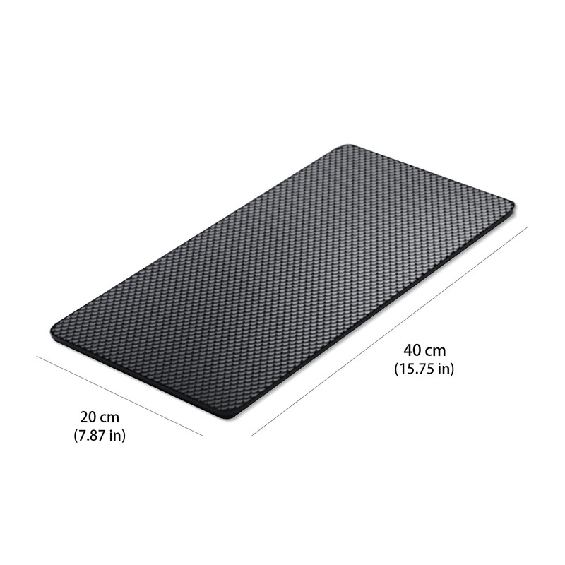 Car Dashboard Anti-Slip Placing Mat, Adhesive Silicone Pad for Car