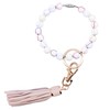 BIHRTC Keychain Wristlet Braclet Acrylic Beads Key Ring Bracelet for