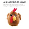 Outward Hound Fattiez Chicken Plush Squeaky Dog Toy, XS