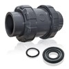 PVC True Union Check Valve, 2’’ Slip Swing Full Port