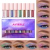 Glitter Liquid Eyeliner Set, 8 Colors, Long-lasting Waterproof Colorful Shimmering