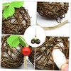 CIYODO Bird Toy Takraw Ball Stylish Nesting Material Attract Hummingbirds
