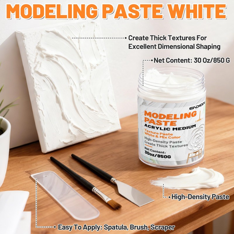 Endhokn Thick Modeling Paste 30oz / 600ml - Professional High