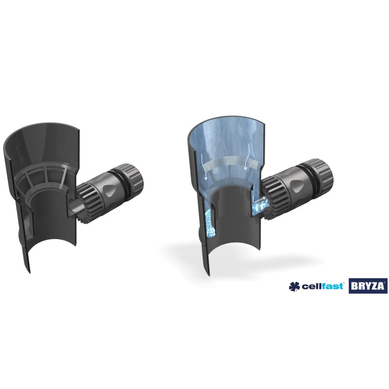 BRYZA® Gutter Drain for Rainwater Tank DN Diameter 110 mm,