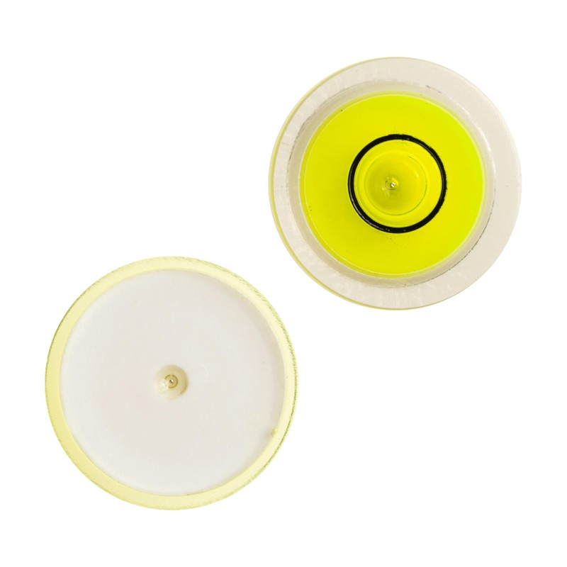 Round spirit level set, 5 pieces, with diameter 13.8 mm