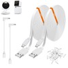 2 Pack 30ft Power Extension Cable Compatible with Wyze Cam