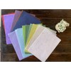 50 Sheets Mixed Colors A4 Thin Natural Fiber Mulberry Paper
