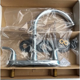 Seasons 412364 Anchor Point Two Handle Kitchen Faucet Polished Chrome