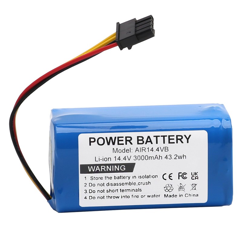 Tnvodejo 3000mAh 14.4V Battery Li-ion for AIRROBO P10 Sweeper