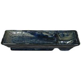 Ichikyu Mino Ware 131-0508 Kiln Hen 3 Piece Divider Plate