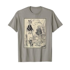 Vintage Wizard of OZ Scarecrow Dorothy and Toto Shirt T-Shirt