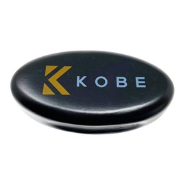 Kobe Professional Cagney Palm Brush 100% Natural Boar Bristle Hair Brush / Beard Brush - Military Style Hair Brush - Works Well With Beard Oils - Dark Wood