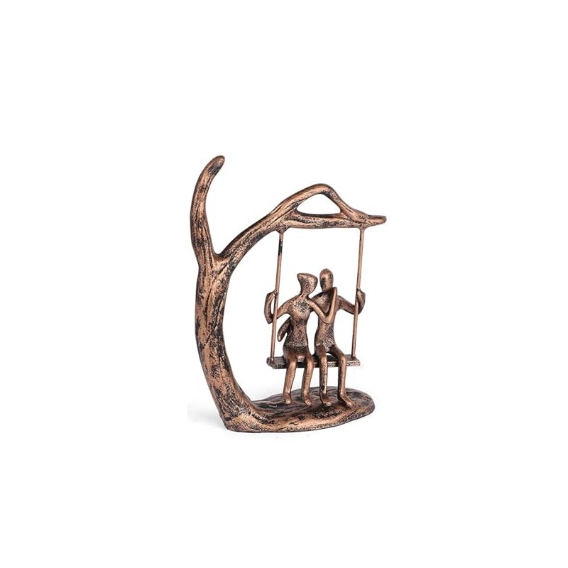 Poshetion for Couple Romantic Iron Statue – Antique Bronze Metal