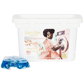 Gold n Pearls 4-in-1 Laundry Pods, Lavender Silk Scent - Stain Remover, Fabric Softener, Fresh Scent & Deep Clean, 52 Count