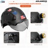 Aolamegs Safe Hard Hat with Ear Protection and Double Visor