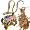 Tactical Cat Harness and Leash for Walking Escape Proof, Adjustable
