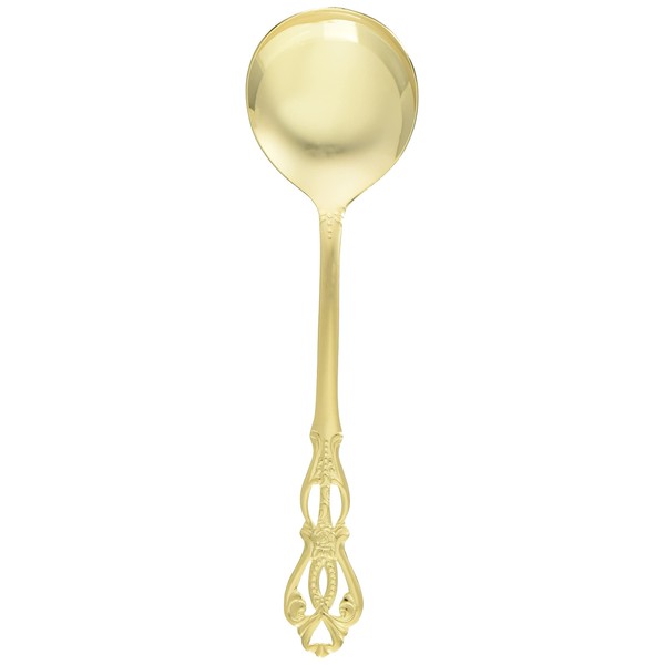 Takakuwa Metal Rune Soup Spoon, Gold 406913