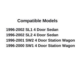 NAGD Fits Saturn SL1 SL2 SW1 SW2 Driver Side Left Rear Door Window Glass