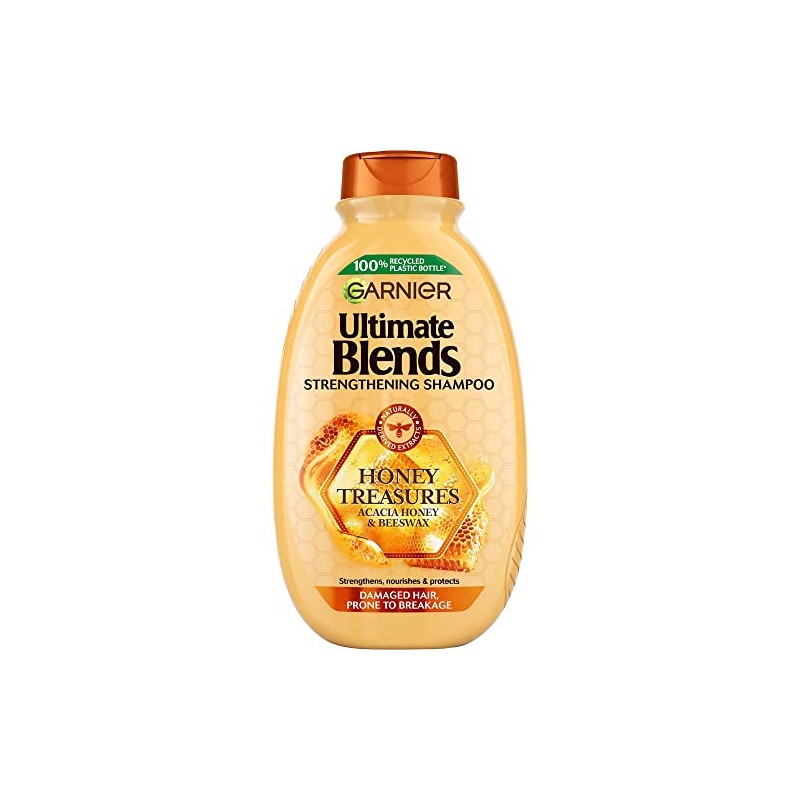Garnier Ultimate Blends Honey Treasures Shampoo, 400ml