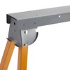All Steel Folding Sawhorse - Pair Portamate PM-3300T. TWO 33-Inch