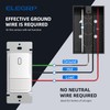 ELEGRP Single Pole Occupancy Motion Sensor Light Switch, PIR Infrared