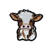 3.5" Cow Patch - Embroidered Country Girl Boy Backwoods Western