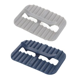 Sscon 16Pcs Garbage Bag Sticky Clips Trash Can Bag Holders Trash Bag Fixing Clamps Blue Grey