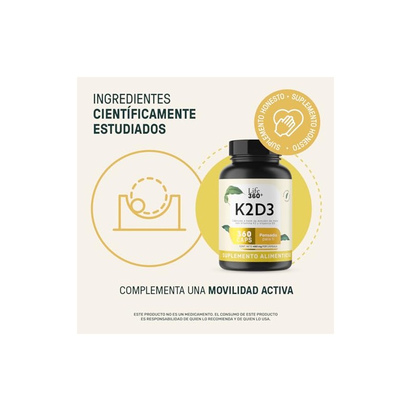 Life 360 Suplemento Alimenticio Vitamina 400 Cápsulas