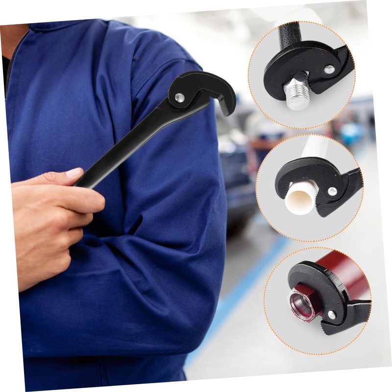 TEHAUX Adjustable Spanner Ratchet Wrench Scrench Shifting Spanner Multi-functional Tire