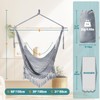 Chihee Hammock Chair Super Large Soft-Spun Cotton Rope Weaving Hanging