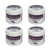Quakehold! (66111) Crystalline Clear Museum Wax 2oz (4-Pack) – Reusable,