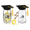 Graduation Gifts 2025-6pcs 2025 Graduation Mason Jar Set - DIY