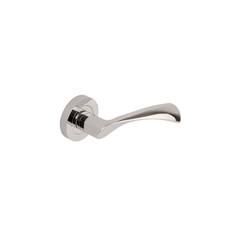 Excel Architectural XL3840 Aztec Passage Door Handles on Round Rose,