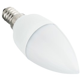 MÜLLER LICHT LED Kerzenform 5,5W (40W) E14 470lm 180° 2700K, dimmbar, Weiß