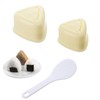 FIBOUND 3-Piece Sushi Rice Mold Set - Triangular Bento Press