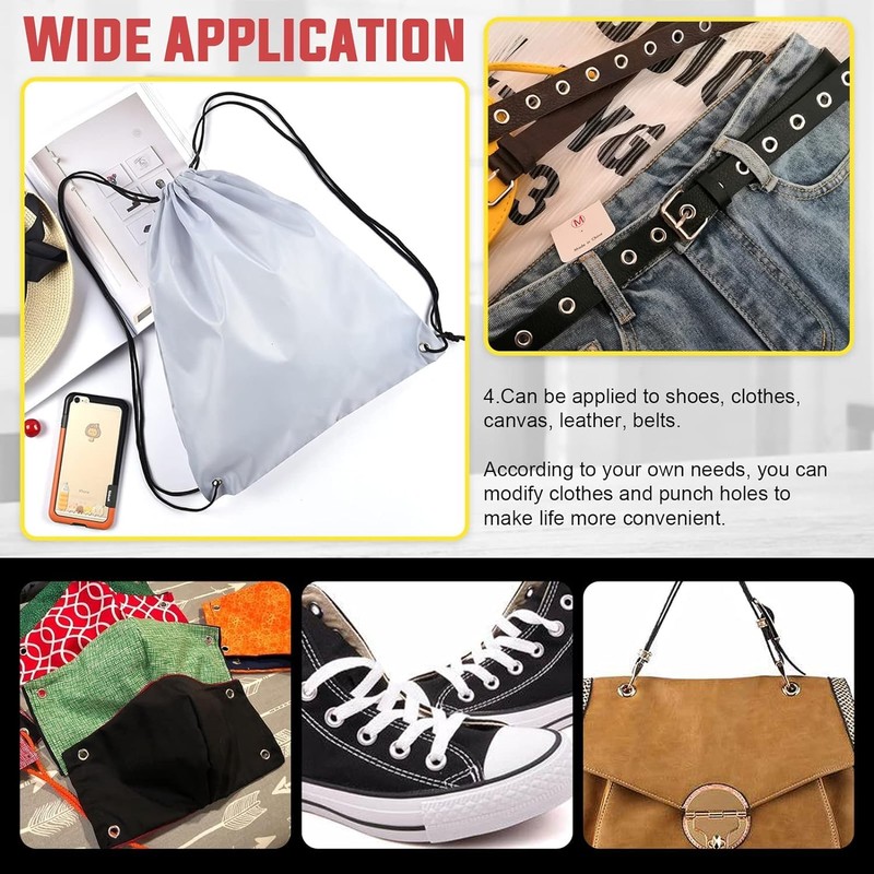 200 Pcs Double Sided Eyelet Ball Eyelets Leather Craft Handmade