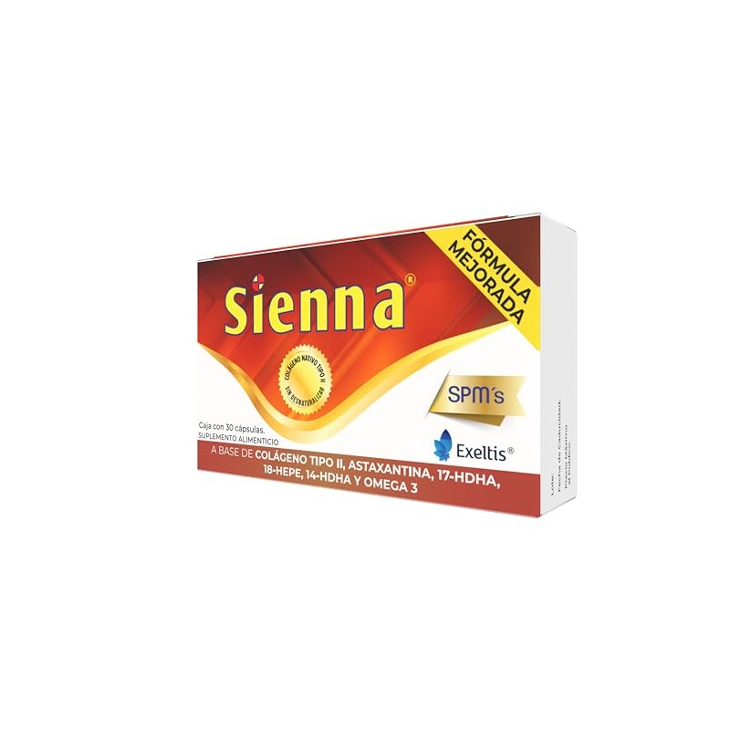 Sienna SPM's Suplemento Alimenticio, 30 Cápsulas