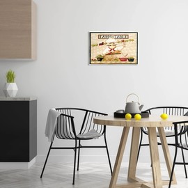 Stupell Industries Farm to Table Vintage Chef Meal Wood Wall Art, Design by Dan DiPaolo