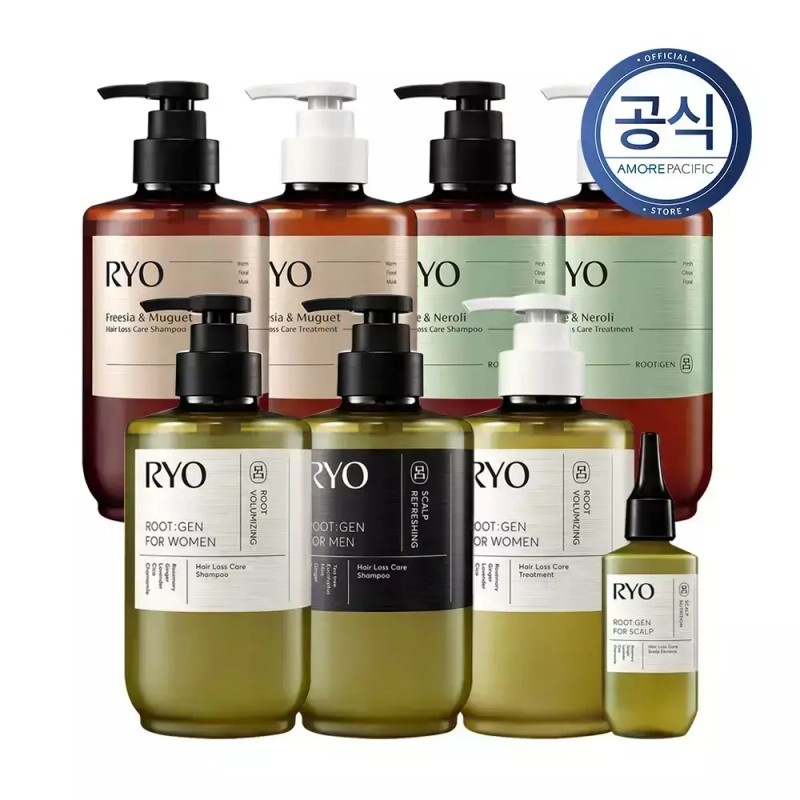 Amorepacific [아모레퍼시픽] 려 루트젠 여성 맞춤 탈모증상전문케어 샴푸 / 트리트먼트