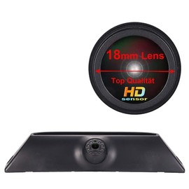 18mm Super Lens Top Mount Brake Lamp Brake Light Reversing Rear View Camera Parking Safety Assistant System for Fiat Iveco Daily 4 Gen 2011-2014 (18mm Top Lens) (18mm Top Lens)