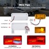 XtraGlow Camper RV Tail Lights Trailer LED Stop Turn Brake
