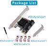 PCIE 4 Port SATA III 6Gbps Expansion Cards, PCIE 1X