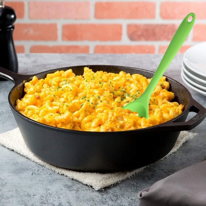 Auvotuis 2 Pcs Silicone Spoons for Cooking Heat Resistant, Non-Stick