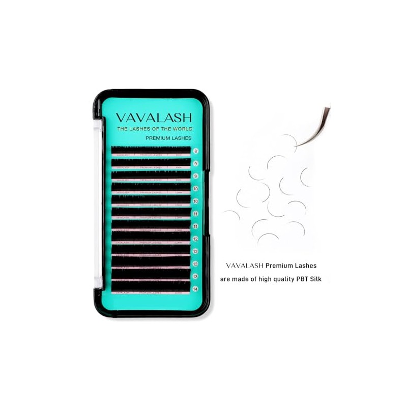 VAVALASH Eyelash Extensions 0.07 C Curl 15mm Lash Extensions Supplies