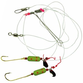 Dieter Eisele Select Yellow 110 cm 0.40 mm 2 Hook Sea Rig Size 2 – Leader For Plaice & Flyer: Leader For Dorsche