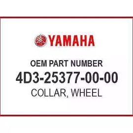 Yamaha COLLAR, WHEEL 4D3-25377-00-0