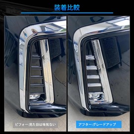 Catland Alphard 30 Series Late Model Exclusive Accessory Front Fog Light Trim Exterior Custom Parts Fog Lamp Garnish ALPHARD 30 Series Late Model Fog Cover Plated Ring Plated Cover Dress Up Exterior
