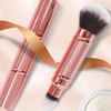 Ipetboom Travel Makeup Brush Set 3pcs Retractable Blush Brushes for