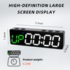 Mini Portable Gym Timer Clock, Large LED Digital Display Screen,