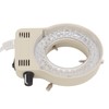 Microscope Illuminator Ring LED Light Source Adjustable Accessory 100‑240V